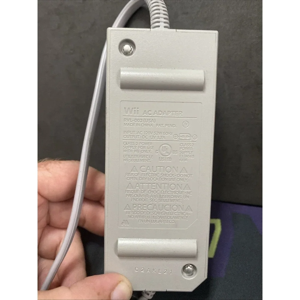 Nintendo RVL-002 AC Power Adapter for Nintendo Wii A1